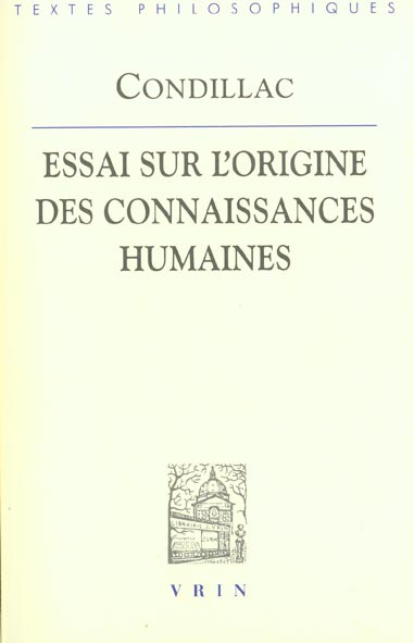 ESSAI SUR L'ORIGINE DES CONNAISSANCES HUMAINES