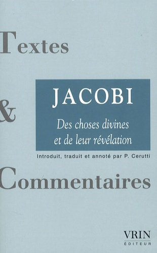 Des choses divines et de leur révélation