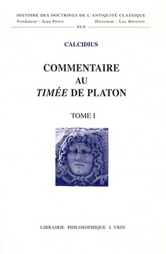 COMMENTAIRE AU TIMEE DE PLATON