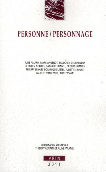 PERSONNE / PERSONNAGE