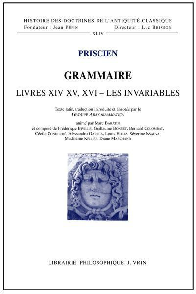 GRAMMAIRE LIVRES XIV - XV - XVI