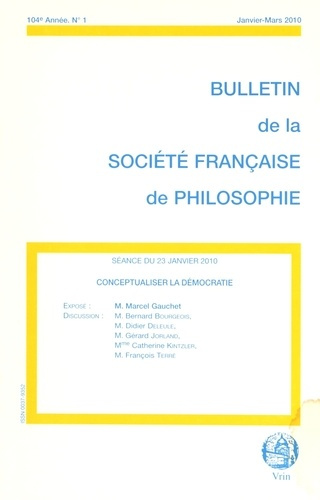 CONCEPTUALISER LA DEMOCRATIE (BULLETIN SFP 2010/1)