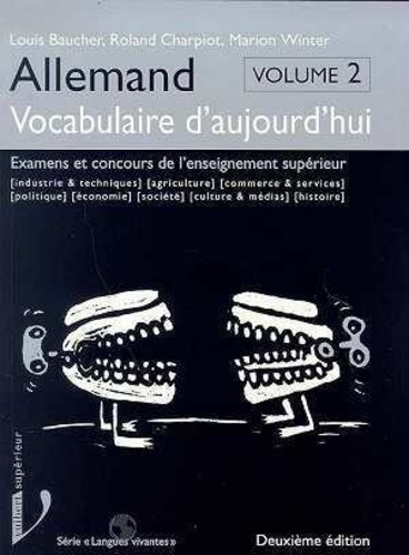 Allemand. Vocabulaire d'aujourd'hui, examens et concours de l'enseignement supérieur