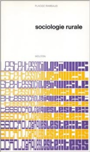 Sociologie rurale. Recueil de textes