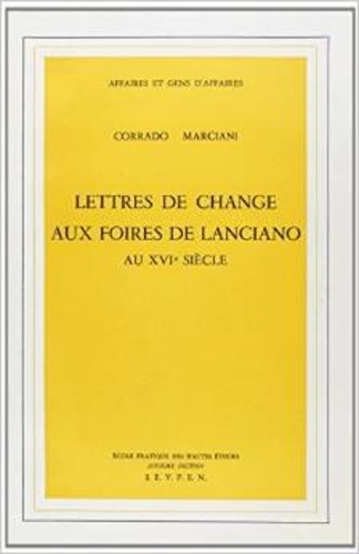 Lettres de change aux foires de Lanciano au 16e siècle