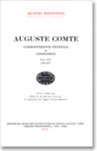 Correspondance générale et confessions. Tome 8, 1855-1857