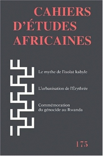 Cahiers d'études africaines N° 175