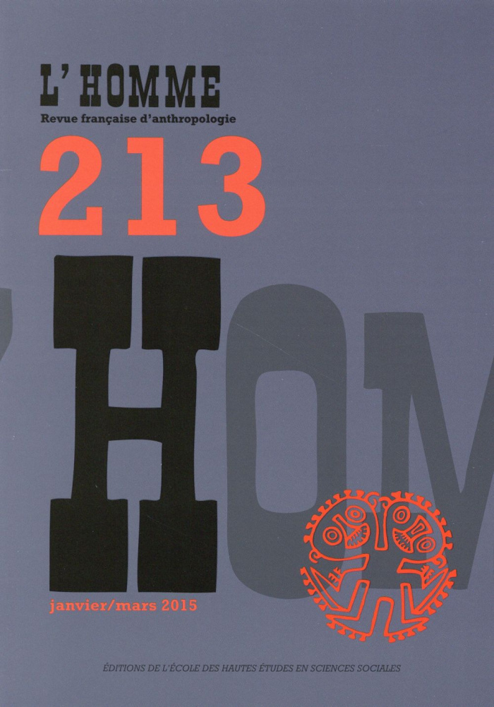 L'Homme N° 213, Janvier-mars 2015