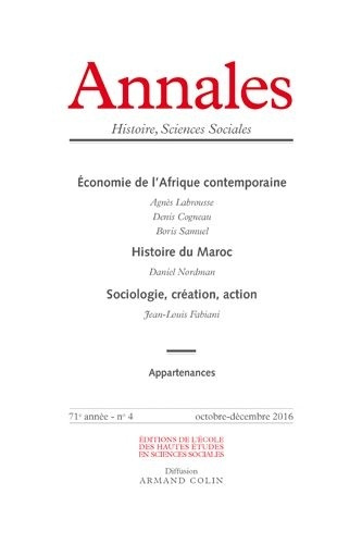 Annales Histoire, Sciences Sociales N° 2016/4