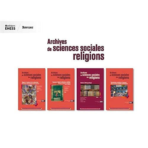 Archives de sciences sociales des religions - Hors-série - R