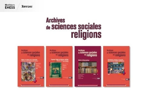 ARCHIVES DES SCIENCES SOCIALES DES RELIGIONS, N 189 - RELIG