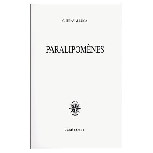 Paralipomènes