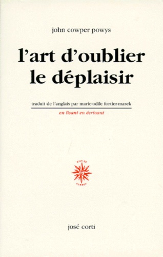 L'art d'oublier le déplaisir