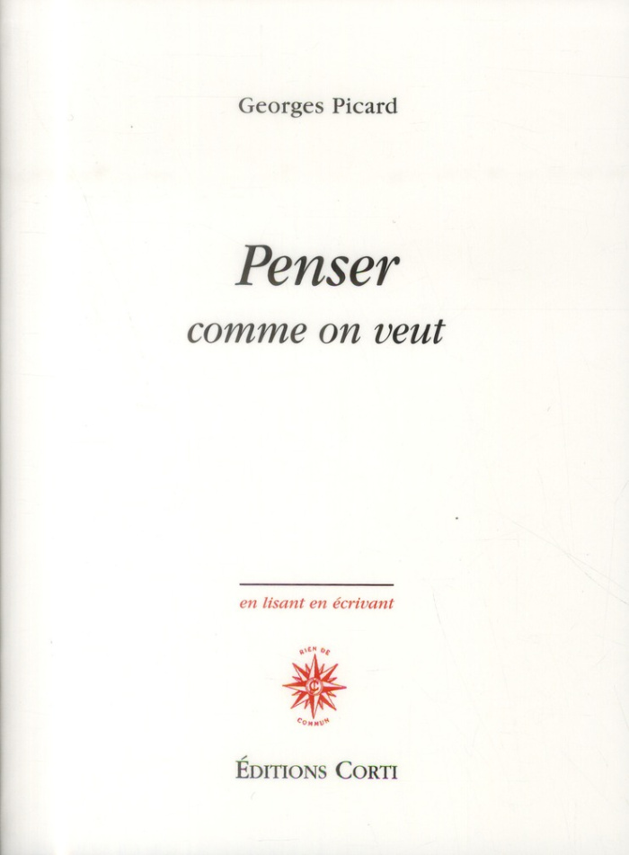 Penser comme on veut