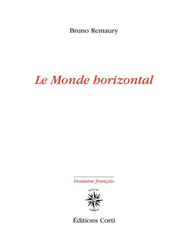 Le Monde horizontal