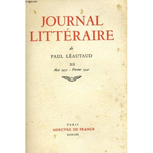 JOURNAL LITTERAIRE - VOL13 - 1940-1941