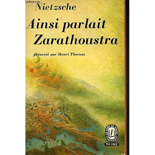 AINSI PARLAIT ZARATHOUSTRA