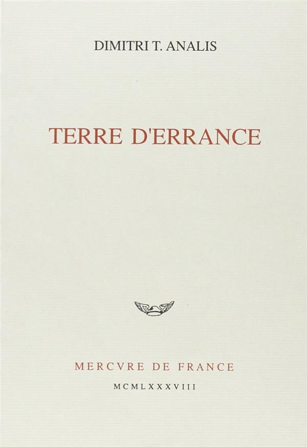 Terre d'errance