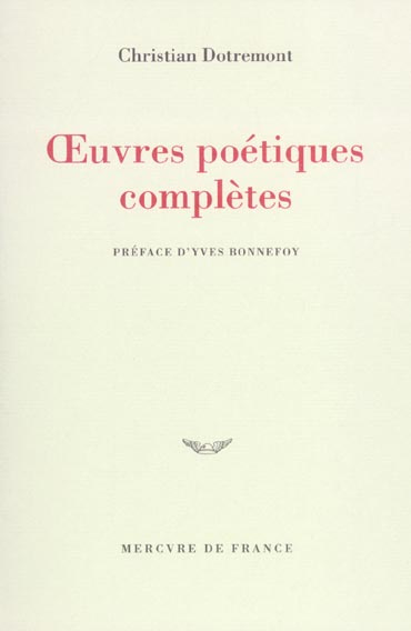 Oeuvres poétiques complètes