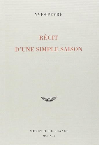 Récit d'une simple saison
