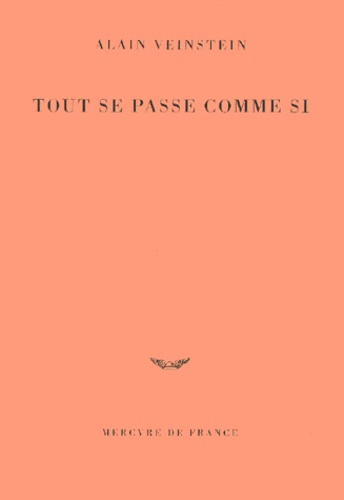 Tout se passe comme si