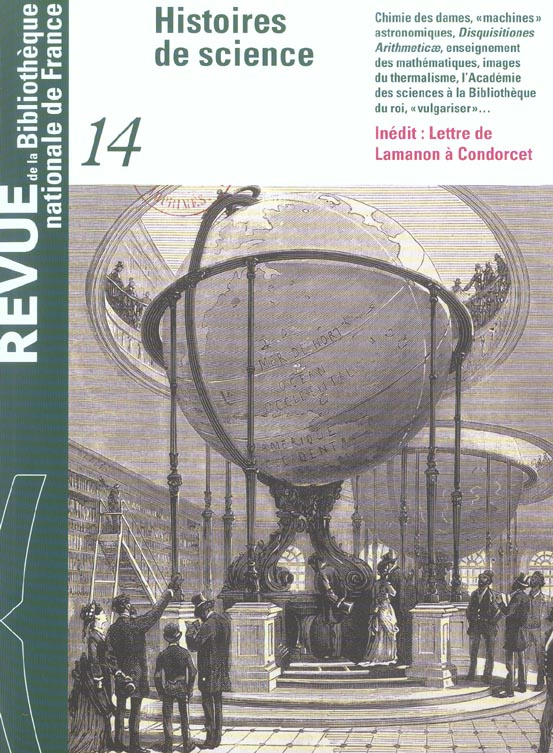 Revue de la Bibliothèque nationale de France N° 14/2003 : Histoires de science