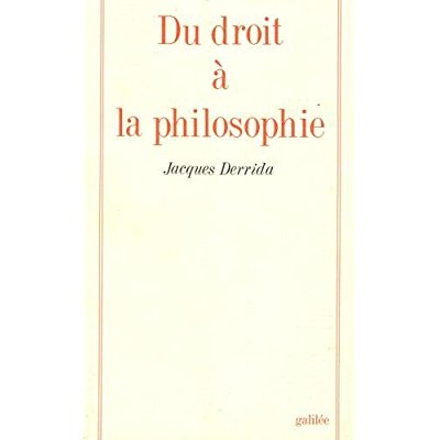 Du droit à la philosophie