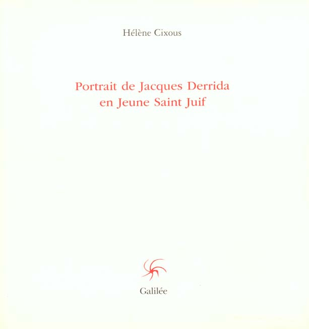 Portrait de Jacques Derrida en jeune saint juif