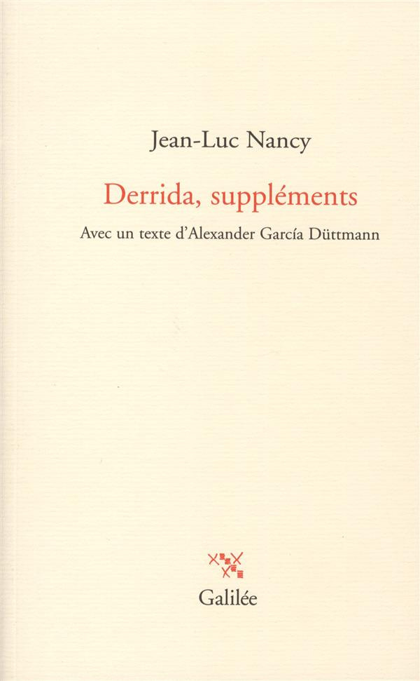 Derrida, suppléments
