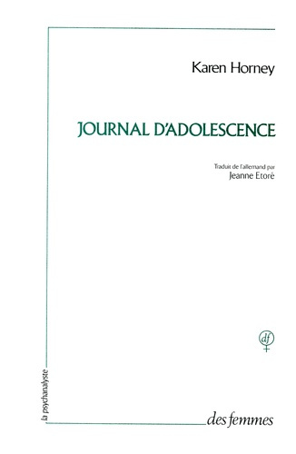 Journal d'adolescence. [1899-1911