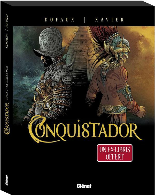 Conquistador Tomes 1 et 2 : Cycle 1, La jungle d'or. Coffret en 2 volumes avec un ex libris