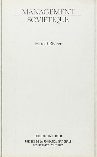 Management soviétique. Administration et planification
