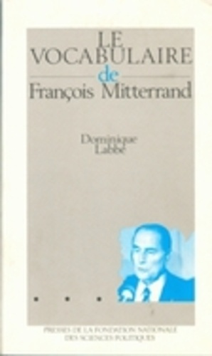 Le vocabulaire de François Mitterrand