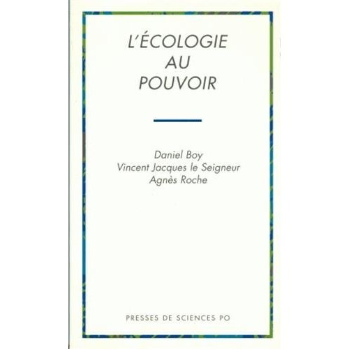L'écologie au pouvoir