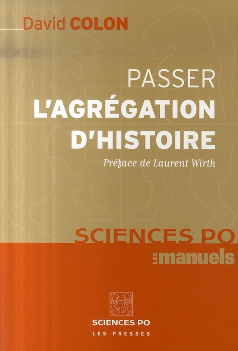 PASSER L'AGREGATION D'HISTOIRE