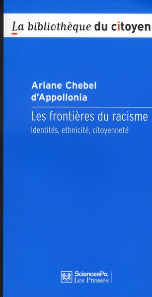 Les frontières du racisme. Identités, ethnicité, citoyenneté