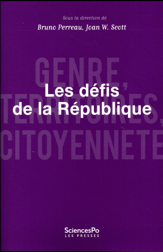 LES DEFIS DE LA REPUBLIQUE - GENRE, TERRITOIRES, CITOYENNETE