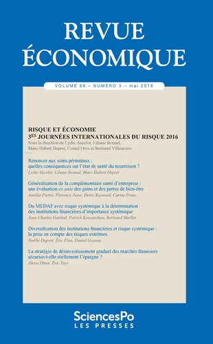 Revue économique Volume 3 N° 69, mai 2018