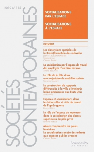 Sociétés contemporaines N° 115, 2019