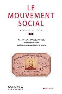 Le mouvement social N° 275, avril-juin 2021