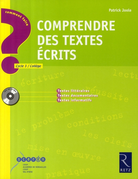 Comprendre les textes écrits. Avec 1 CD-ROM