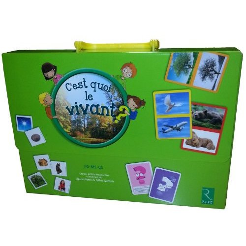 C'est quoi le vivant ? PS MS GS. Mallette contenant un jeu des 6 familles, un jeu de photos-langage,