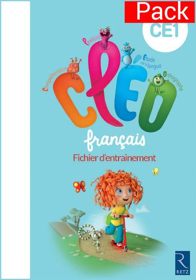 Français CE1 Cléo. Pack de 10 fichiers d'entraînement, Edition 2016