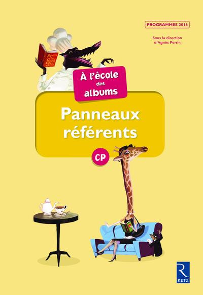 Panneaux référents à l'école des albums CP