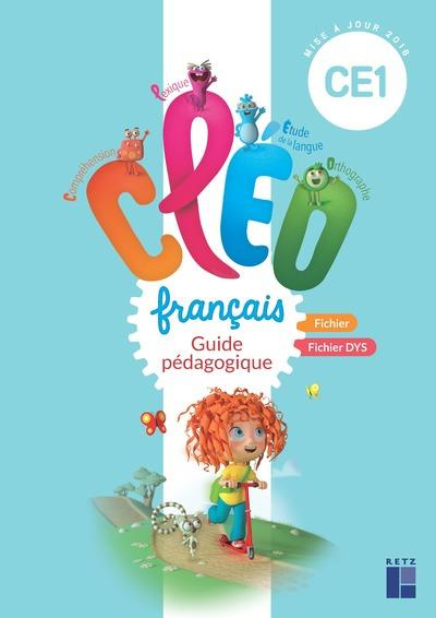 Français CE1 CLEO. Guide pédagogique, Edition 2018, avec 1 CD-ROM