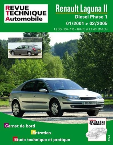 Rta 653.2 renault laguna 2 diesel depuis 01/01