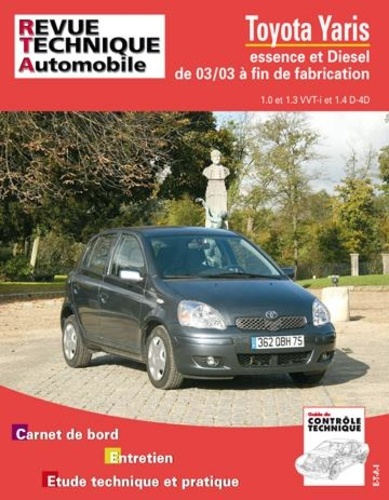 Rta 691.1 toyota yaris 1.0 et 1.2vvt-i 03/2003
