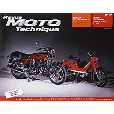 Revue Moto Technique N° 28 : Peugeot 103-104 TSA-GL-GT 10