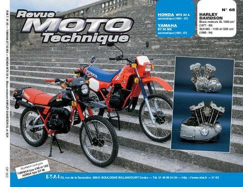 RMT 65.2 HONDA MTX 50-YAMAHA DT 50 MX-HARLEY XL1000