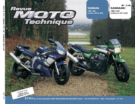 Rmt 116.1 yamaha yzf 99/00 kawasaki zrx 1100 97/00